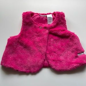 Calvin Klein Faux Fur Vest Size 12M